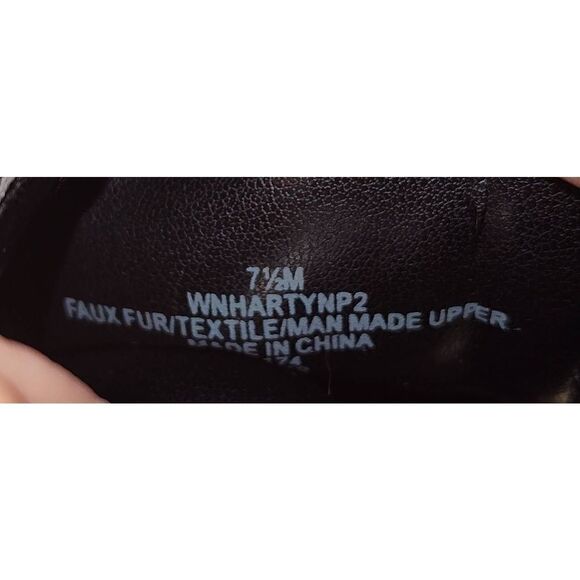 Nine West Colt Boots Booties FAUX Calf Hair Chelsea Womens Size 7.5 M - Picture 7 of 7